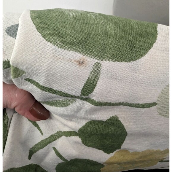 Marimekko Floral Avacado Suomi Finland Fujiwo Ishimoto Fabric Vintage 94"x106" - Picture 3 of 5